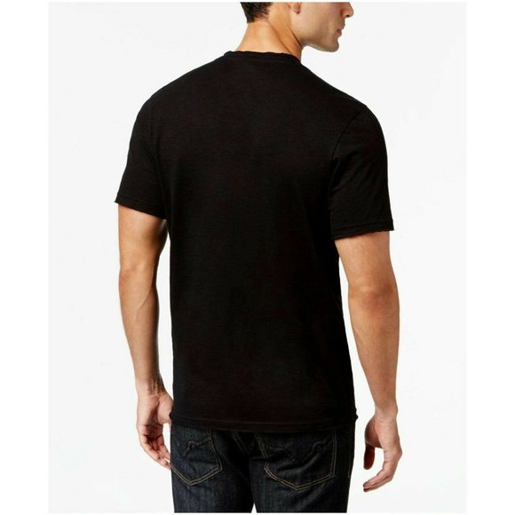 I-N-C Mens Black Layered Graphic T-Shirt Size 2XL - Picture 2 of 7